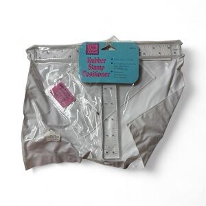 Rubber Stamp Positioner - Clear T-Square 6” Deja Viewers SP-6